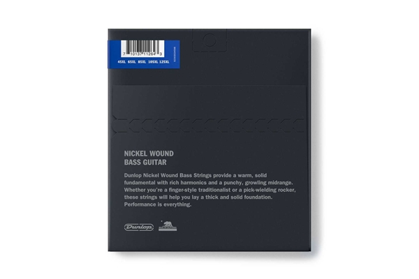 Dunlop - DBN45125XL Nickel Wound Extra Long 45-125 5/Set