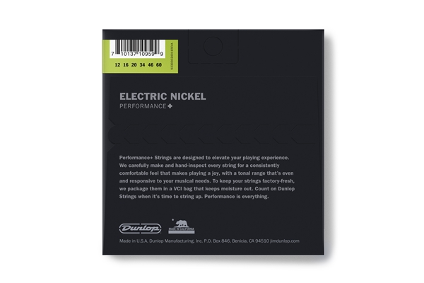 Dunlop - DEN1260 Nickel Plated Steel, Extra Heavy, Set/6