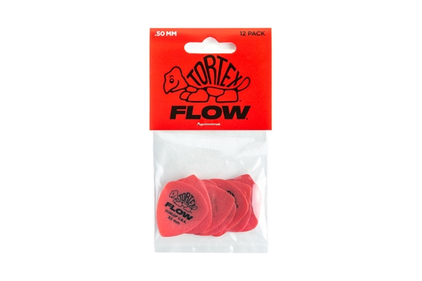 Dunlop - 558P050 Tortex Flow Standard .50 mm Player's Pack/12