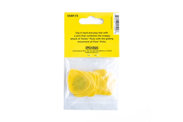 Dunlop - 558P073 Tortex Flow Standard .73 mm Player's Pack/12