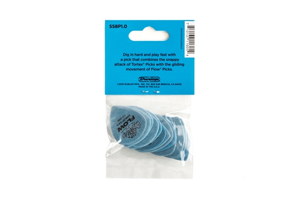 Dunlop - 558P100 Tortex Flow Standard 1.0 mm Player's Pack/12