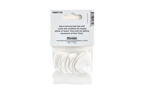 Dunlop - 558P150 Tortex Flow Standard 1.5 mm Player's Pack/12