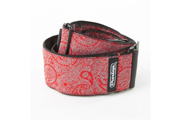 Dunlop - D6711 Tracolla Jacquard Paisley Red