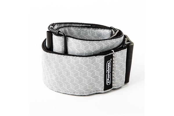 Dunlop - D6712 Tracolla Jacquard Cube Hatch Light Grey