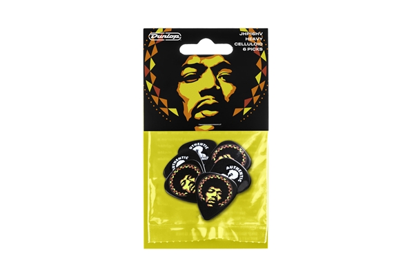 Dunlop JHP16HV Jimi Hendrix '69 Psych Series Aura Mandala Player's Pack/6
