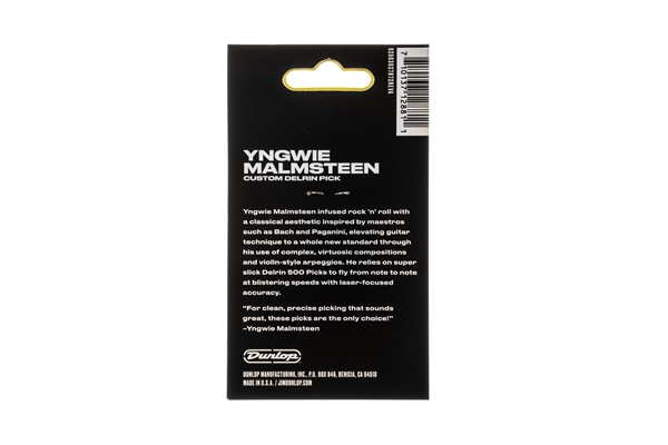 Dunlop - YJMP02RD Malmsteen Custom Delrin Pick 2.0 mm 6pc
