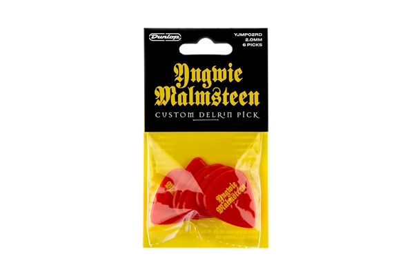 Dunlop - YJMP02RD Malmsteen Custom Delrin Pick 2.0 mm 6pc