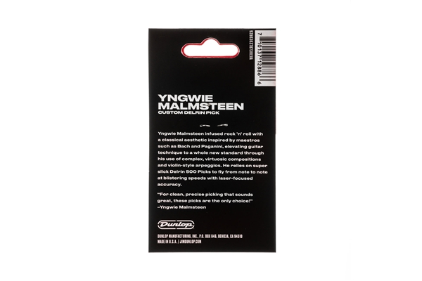 Dunlop - YJMP03YL Malmsteen Custom Delrin Pick 1.14 mm 6pc