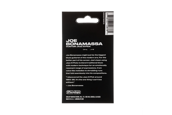 Dunlop - PVP121 Joe Bonamassa Custom Jazz III Pick Variety Pack
