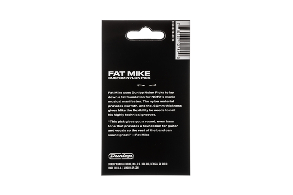 Dunlop - 44P060FM Fat Mike Custom Nylon Pick 6pc