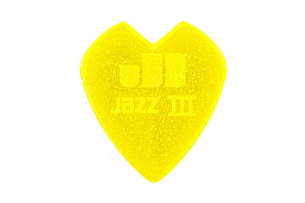 Dunlop - 47RKH3NYS Kirk Hammett Jazz III Yellow Glitter Refill Bag/24