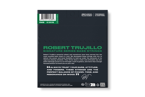 Dunlop - RTN45105 Robert Trujillo Nickel Wound 45-105
