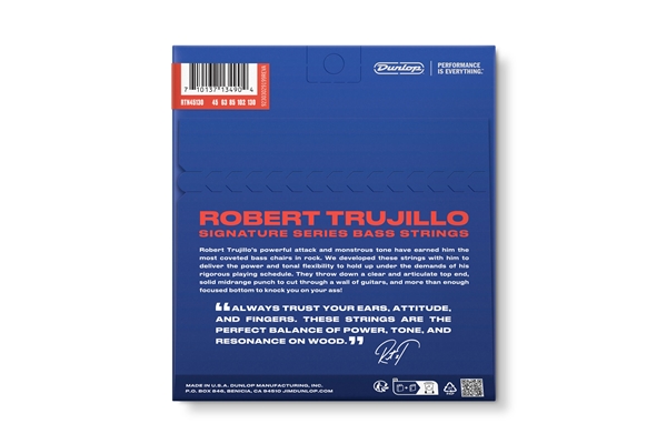 Dunlop - RTN45130 Robert Trujillo Nickel Wound 45-130