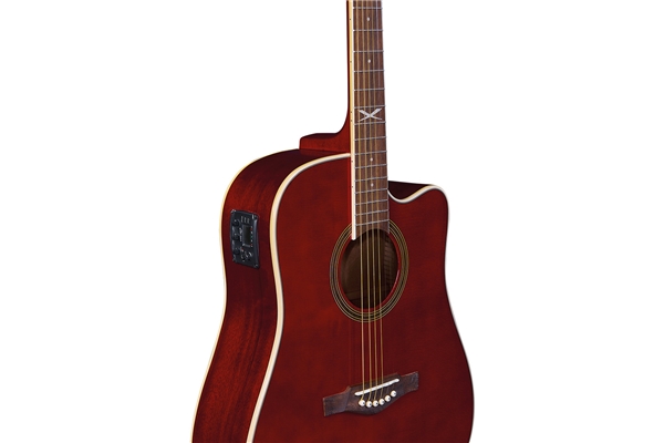 Eko Guitars - NXT D100ce See Through Red