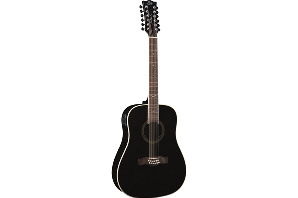 Eko Guitars - NXT D100e XII See Through Black