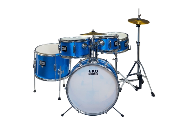 Eko Drums - ED-200 Drum kit Metallic Blue - 5 pezzi