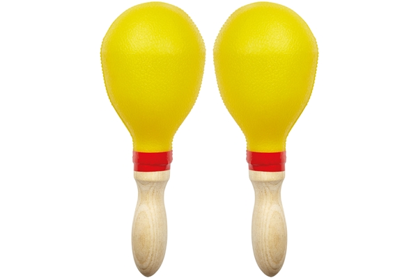 Eko Drums - MAR 25 Maracas in plastica e legno Giallo