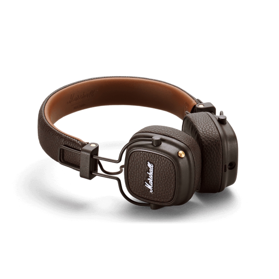 Marshall ACCS-00193 Cuffie Major III Bluetooth Brown