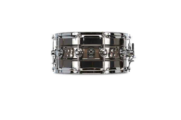 Natal  - Beaded/Hammered Steel Rullante 14x7 Chrome