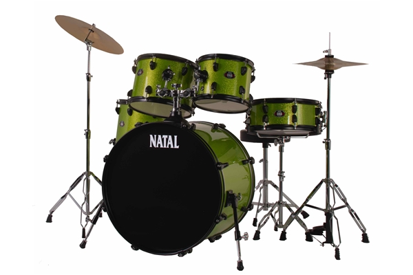 Natal  - DNA F22 5 pezzi Acid Green - Black Hardware