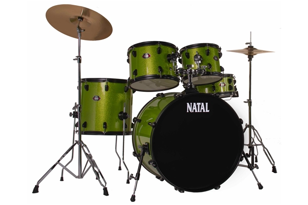 Natal  - DNA F22 5 pezzi Acid Green - Black Hardware