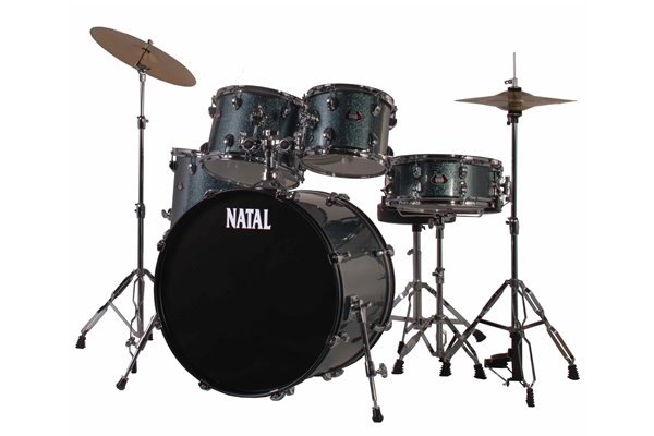 Natal  - DNA F22 5 pezzi Blue Sparkle - Chrome Hardware
