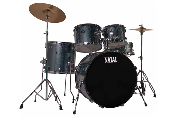 Natal  - DNA F22 5 pezzi Blue Sparkle - Chrome Hardware