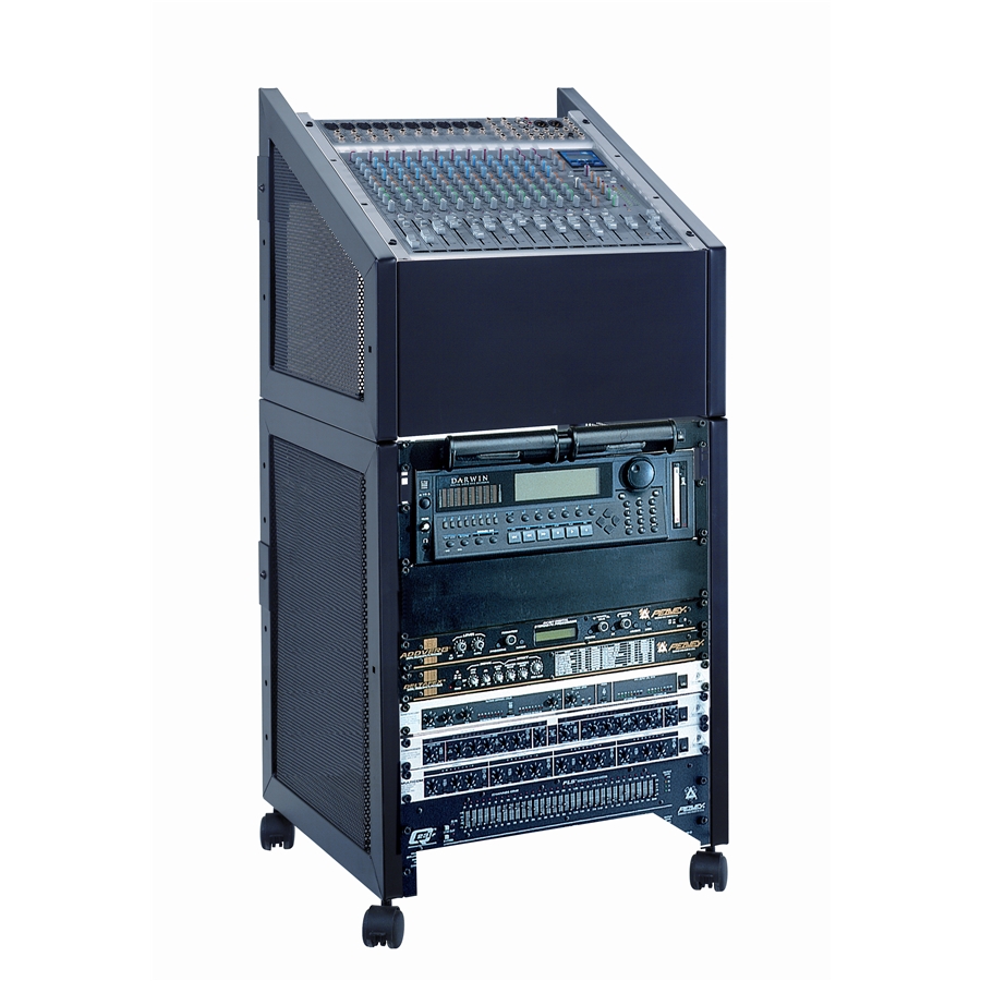 Quik Lok RS/513 EU Supporto rack 14 unità con ruote