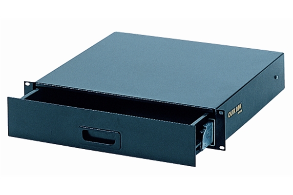 Quik Lok - RS/670 Cassetto rack 2 unità con sistema di sbloccaggio/bloccaggio