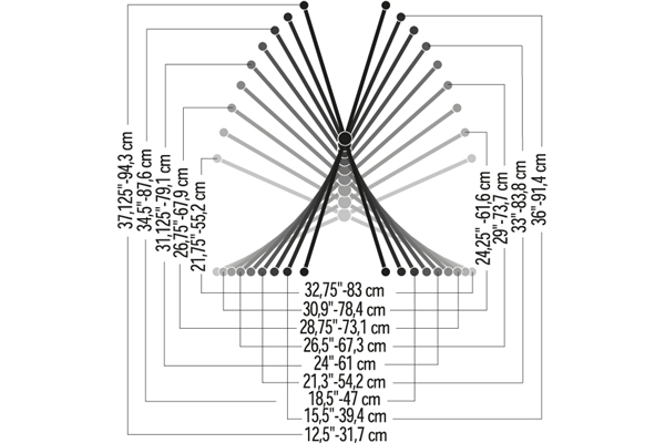 Quik Lok - T/20 BK Supporto Tastiera a  Quik Lok - T/20 BK Supporto Tastiera a