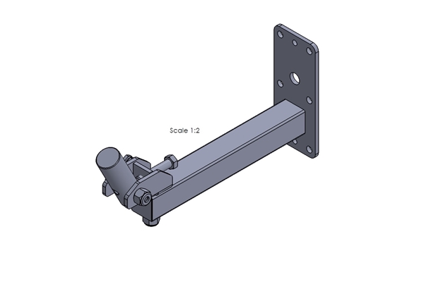 Quik Lok - QL/95 Coppia di supporti a muro per casse