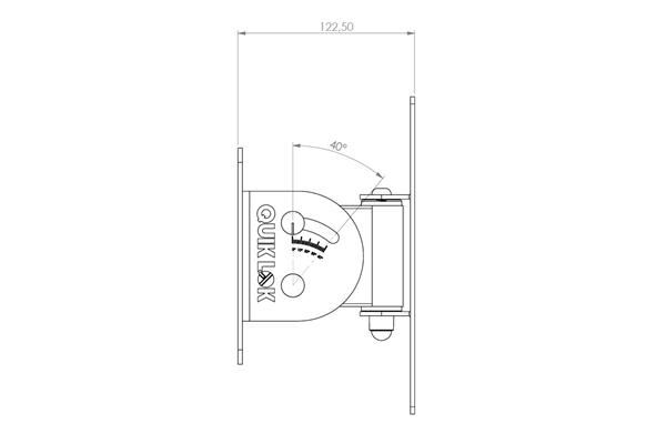 Quik Lok - QL/956 Coppia di supporti per casse