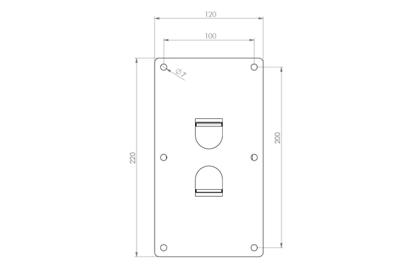 Quik Lok - QL/956 Coppia di supporti per casse