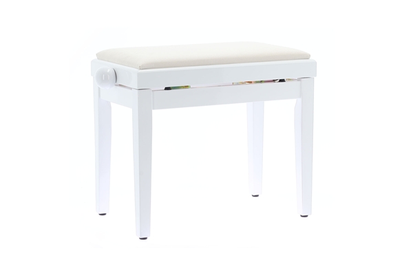 Quik Lok PB/010 WH L Panca Bianco Lucido per Pianoforte