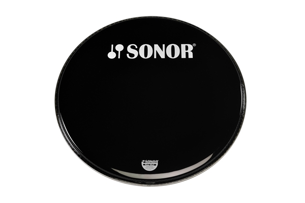 Sonor - Pelle Grancassa 22” Nera/SONOR bianco