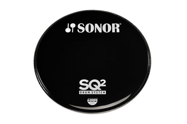 Sonor - Pelle Grancassa 18” Nera/SONOR & SQ2 bianco
