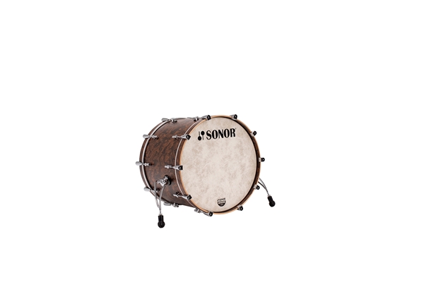 Sonor Momentum Grancassa 22x17.25 in Acero - California Burl