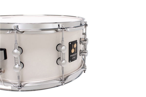 Sonor - Momentum Rullante 14x6.5 in Acero - Satin Pure White