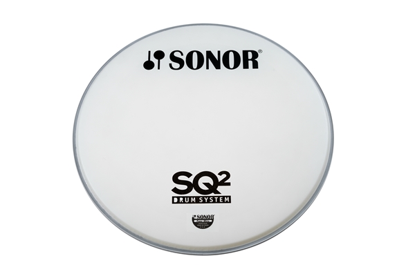 Sonor - Pelle Grancassa 16” Bianca/SONOR & SQ2 nero