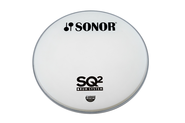 Sonor - Pelle Grancassa 22” Bianca/SONOR & SQ2 nero