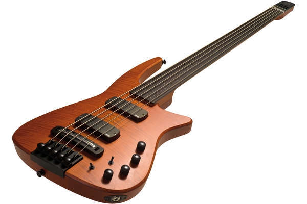 NS Design - CR5 Radius Bass 5 Fretless Amber Satin