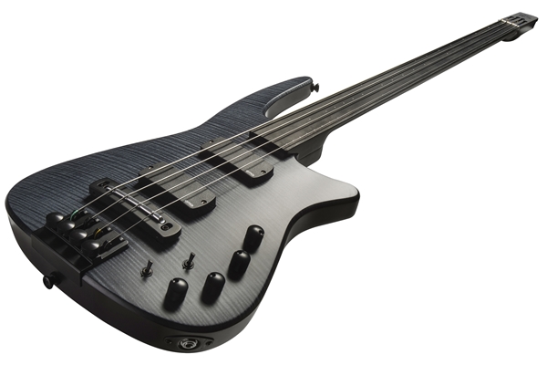 NS Design - CR4 Radius Bass 4 Fretless Charcoal Satin