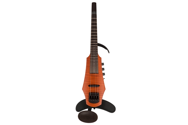 NS Design CR Fretted Electric Violin 4 Amber Stain