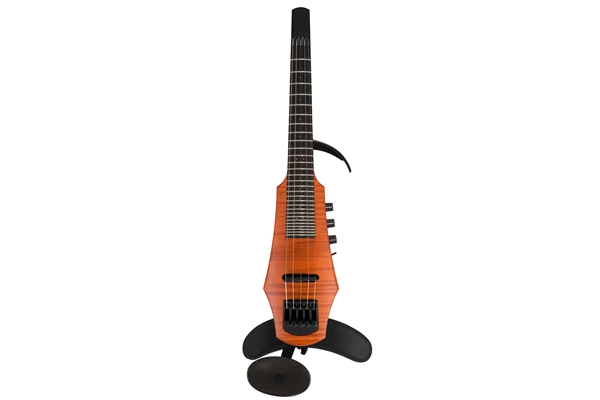 NS Design - CR5 Fretted Electric Violin 5 Amber Stain