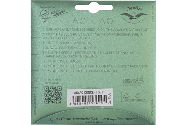 Aquila - 158U AGXAQ Ukulele Set, GCEA