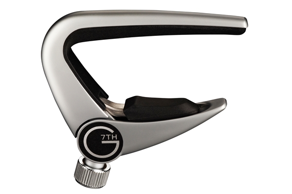 G7TH Newport 6 String Silver Capo