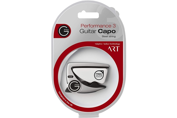 G7TH - Performance 3 ART 6 String Silver Capo