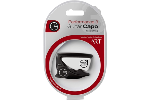 G7TH - Performance 3 ART 6 String Satin Black Capo