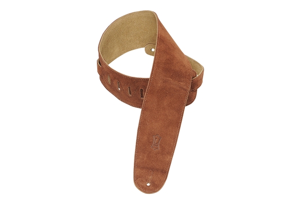 Levy's - MS4-RST Tracolla per basso in pelle scamosciata Rust 3 1/2