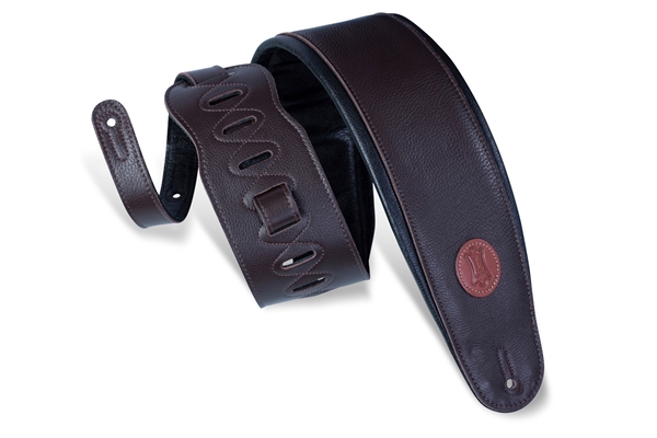 Levy's - MSS2-4-DBR Tracolla per basso in pelle Signature Dark Brown 4 1/2